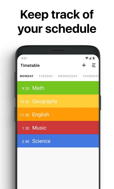 class timetable schedule app apk  android