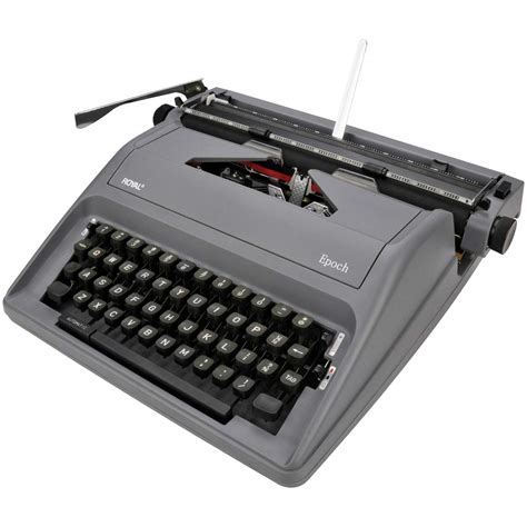 buy royal epoch classic portable manual typewriter gray royy