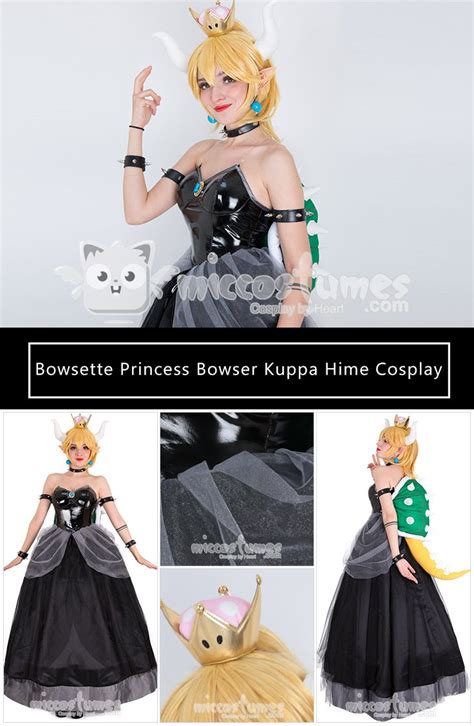 bowsette princess bowser kuppa hime cosplay dress with