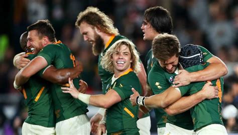 Rugby World Cup 2019 South Africa Win Rugby World Cup Topping England