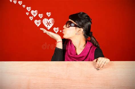 flying kisses stock photography image