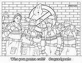 Ghostbusters Coloring Pages Printable Print Kids Color Book Ghost Sheets Adults Girl Busters Papercraft Movie Live Party Squadgoals Ultimate Logo sketch template