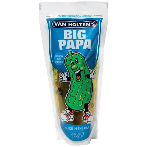 Van Holten S Big Papa Hearty Dill Pickle Shop Vegetables At H E B