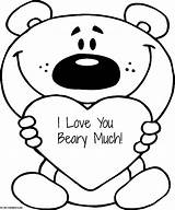 Coloring Pages Teacher Much Beary Special Printable Heart Color Appreciation So Bear Getcolorings Kids Visit sketch template