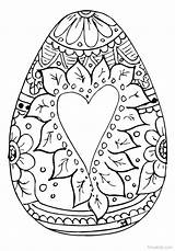 Coloring Faberge sketch template