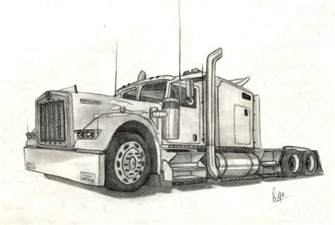 kenworth   aerodyne  panthymaeus  deviantart truck tattoo