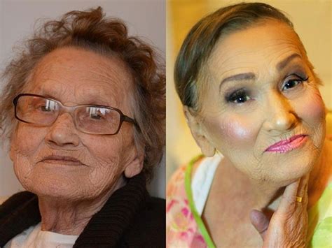 watch a makeup artist transform her 80 year old grandmother into glam