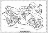 Dibujo Motocicleta Motorista Camion sketch template