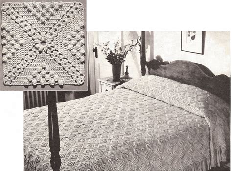 crochet bedspread patterns  patterns