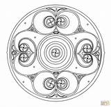 Celtic Mandala Pages Coloring Getcolorings sketch template