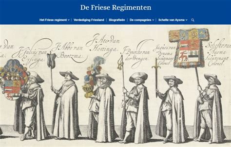 nieuwe website friese regimenten adel  nederland