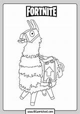 Fortnite Coloring Pages Llama Email Marked Fields Required Address Published sketch template