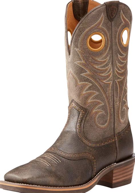 ariat heritage roughstock square toe western heel cowboy boot renegade stores