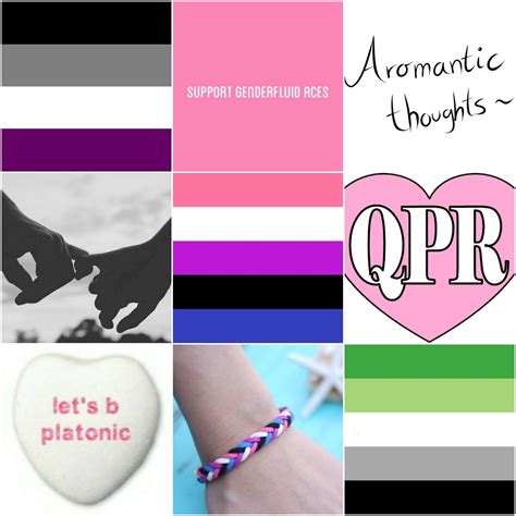 Aro Ace Moodboards — Aromantic Asexual Genderfluid Moodboard For