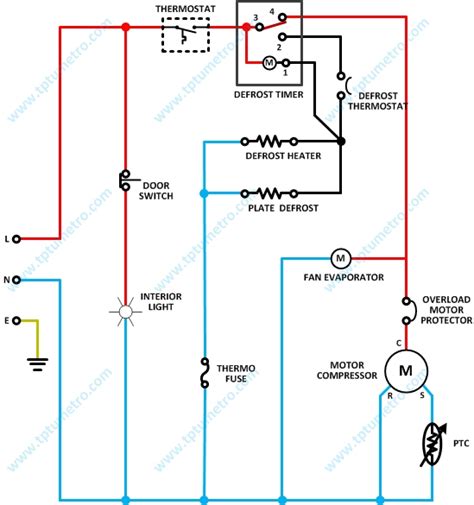 frost refrigerator electricity diagram tptumetro