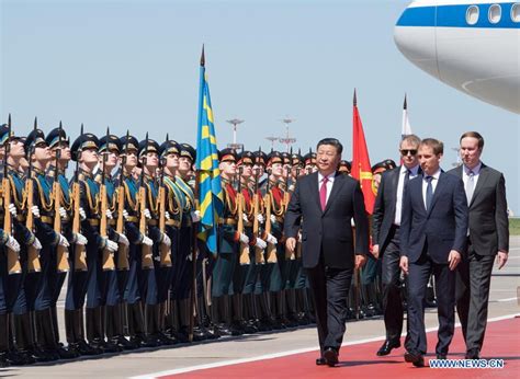 le président chinois arrive à moscou pour une visite d