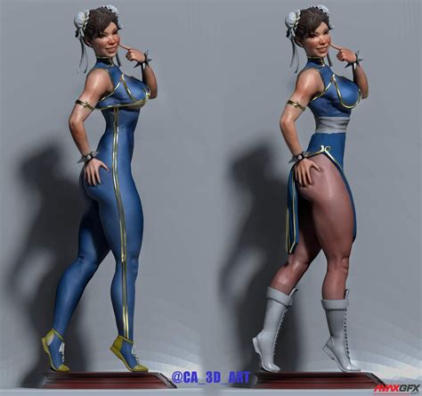 Chun Li 3d Print Avaxgfx All Downloads That You Need In One Place