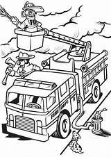Coloring Pages Emergency 911 Clipartmag Firefighters sketch template
