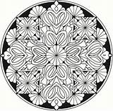 Dover Kaleidoscope Samples Haven Mandalas Zentangle sketch template