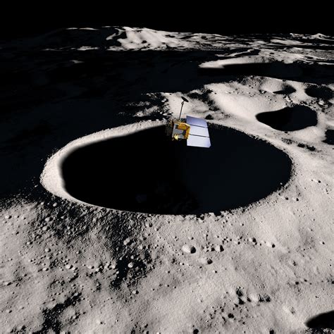 lunar reconnaissance orbiter moves closer   lunar surface