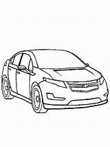 Coloring Pages Chevrolet Chevy Car Cars Printable Volt Color Online Getcolorings Book Honda Kids Designlooter Print sketch template