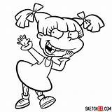 Pages Angelica Pickles Rugrats Coloringhome sketch template