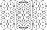 Mosaic Coloring Tile Cathedral Pages Monreale Islamic Printable Pattern Ornament Kids Styles Categories sketch template