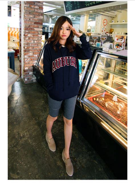 auburn hoodies featured in korean teen fashion line