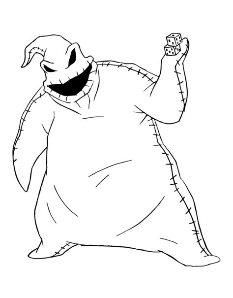 nightmare  chirstmas coloring pages