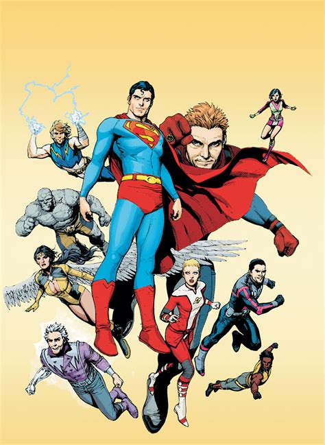 superman  legion  super heroes hc comic art community gallery