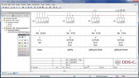 dds cad automatic electrical schematics youtube