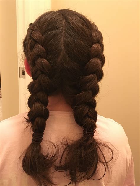 This Is A Double Dutch Braid That I Did On My Own Hair I Have Really