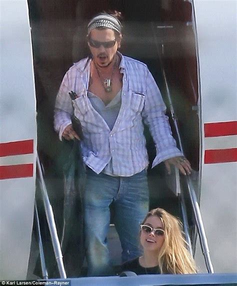 johnny depp and wife amber heard arriving in la may 25