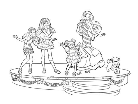 pin  thang  binim barbie coloring pages coloring books coloring