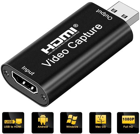 hdmi to usb video capture card screen record 1080p hd game