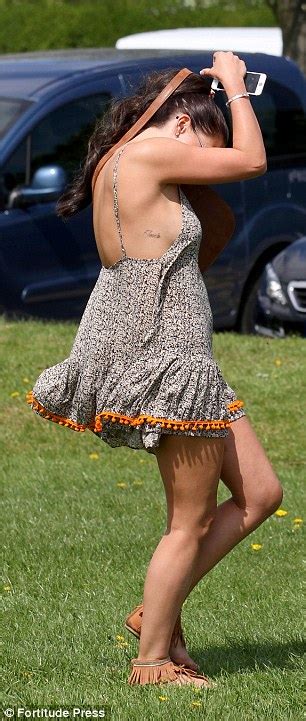 Danielle Lloyd Opts To Go Braless In Floaty Sundress With Three Sons