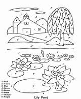 Numbers Color Number Coloring Pages Pond Easy Farm Activity Colour Barn Follow Colors Adults Printables Beginner Kids Honkingdonkey Printable Fun sketch template