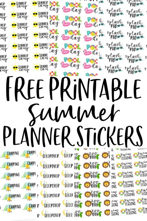 printable stickers  printable stickers planner stickers