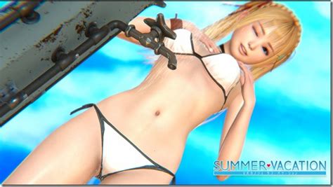 vr kanojo s follow up is called summer vacation featuring a blonde twin tail on the beach
