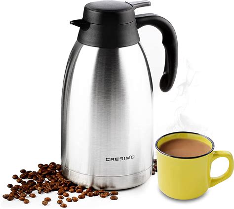 buy  oz thermal coffee carafe insulated stainless steel double