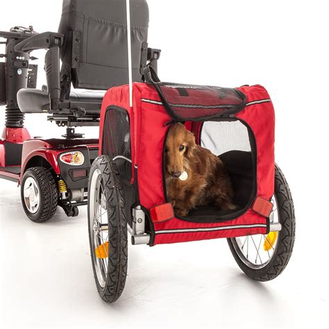 dog trailer  mobility scooters monarch mobility
