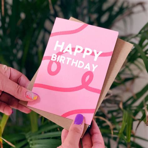 happy birthday pinkred card  xoxo designs  ruth