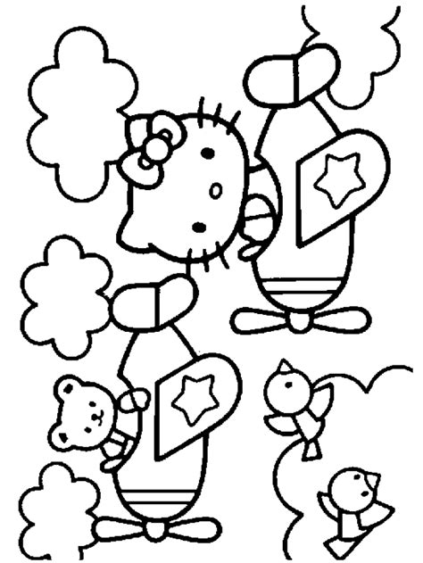 kitty colouring pages easter bunny colouring coloring pages