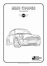 Coloring Mini Cooper Pages Cars Cool Bmw Kids Print sketch template