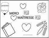 Maitresse Coloriage Coloriages Merci Maîtresse Paisible Meilleur sketch template