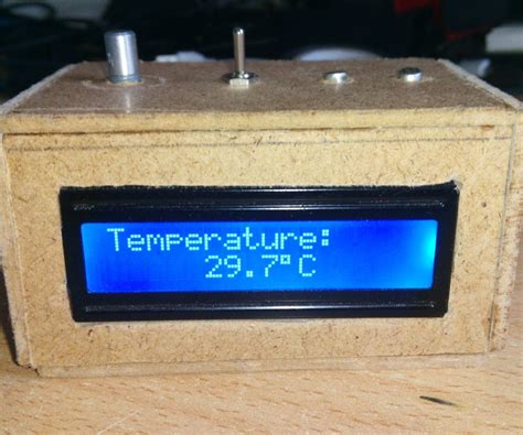arduino digital thermometer  dsb  steps instructables