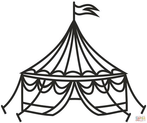 circus tent coloring page circus tent craft circus tent circus  xxx