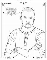 Coloring Pages Men Shemar Moore Book Adult Printable Sheknows Hottest Hollywood Re They sketch template