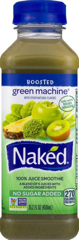 Naked 100 Juice Smoothie Boosted Green Machine Naked 82592720153
