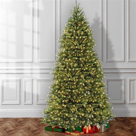 national tree company dunhill fir  foot prelit christmas tree  metal stand  ebay